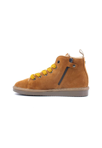 PAN CHIC Stivaletto Pelo Bimbo Brown Sugar Yellow P01K007-00462068 - Sandrini Calzature e Abbigliamento