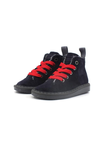 PAN CHIC Stivaletto Pelo Bimbo Space Blue Red P01B007-00332094 - Sandrini Calzature e Abbigliamento