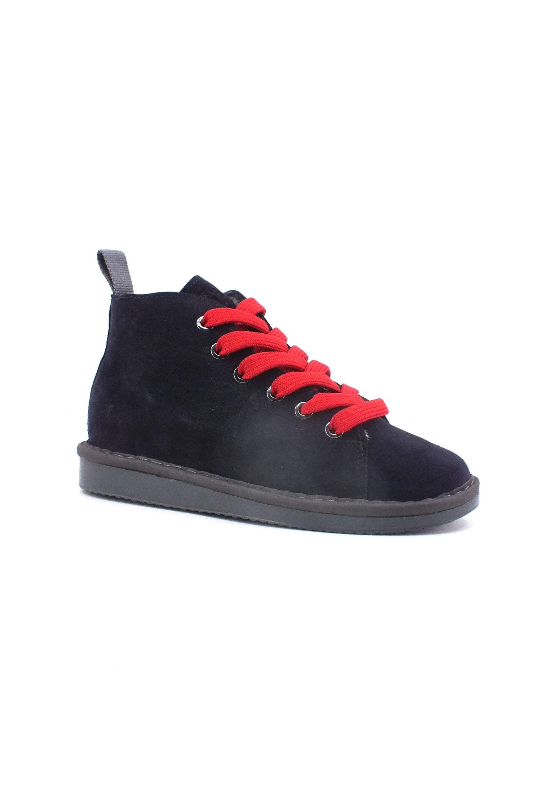 PAN CHIC Stivaletto Pelo Bimbo Space Blue Red P01K007-00332094 - Sandrini Calzature e Abbigliamento