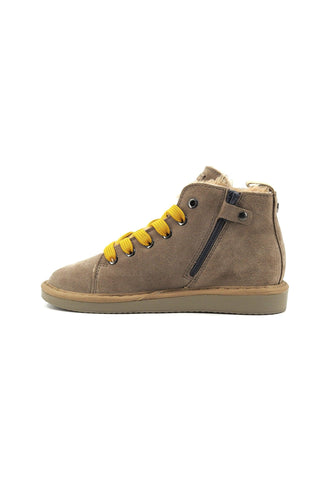 PAN CHIC Stivaletto Pelo Bimbo Walnut Yellow P01K007-00462051 - Sandrini Calzature e Abbigliamento