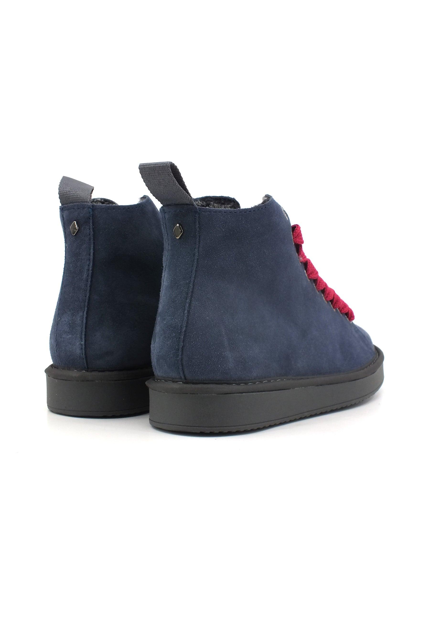 PAN CHIC Stivaletto Pelo Donna Dark Blue Fuchsia P01W007-00332052 - Sandrini Calzature e Abbigliamento