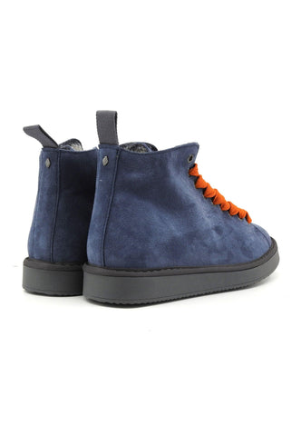 PAN CHIC Stivaletto Pelo Uomo Dark Blue Burnt Orange P01M007-00332139 - Sandrini Calzature e Abbigliamento