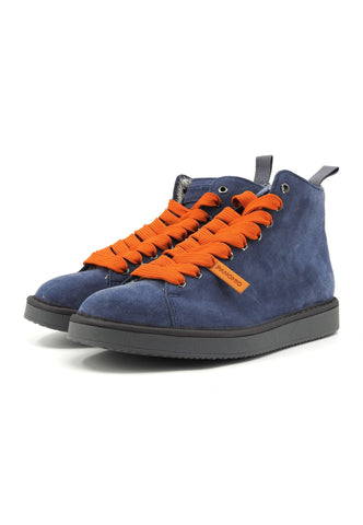 PAN CHIC Stivaletto Pelo Uomo Dark Blue Burnt Orange P01M007-00332139 - Sandrini Calzature e Abbigliamento