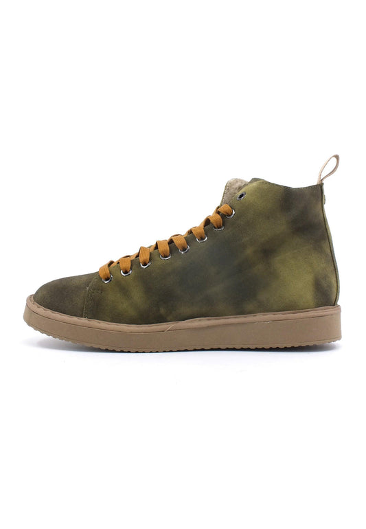 PAN CHIC Stivaletto Pelo Uomo Military Green P01M007-0037U007 - Sandrini Calzature e Abbigliamento