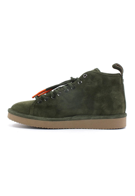 PAN CHIC Stivaletto Pelo Uomo Military Green P01M009-0046U007 - Sandrini Calzature e Abbigliamento