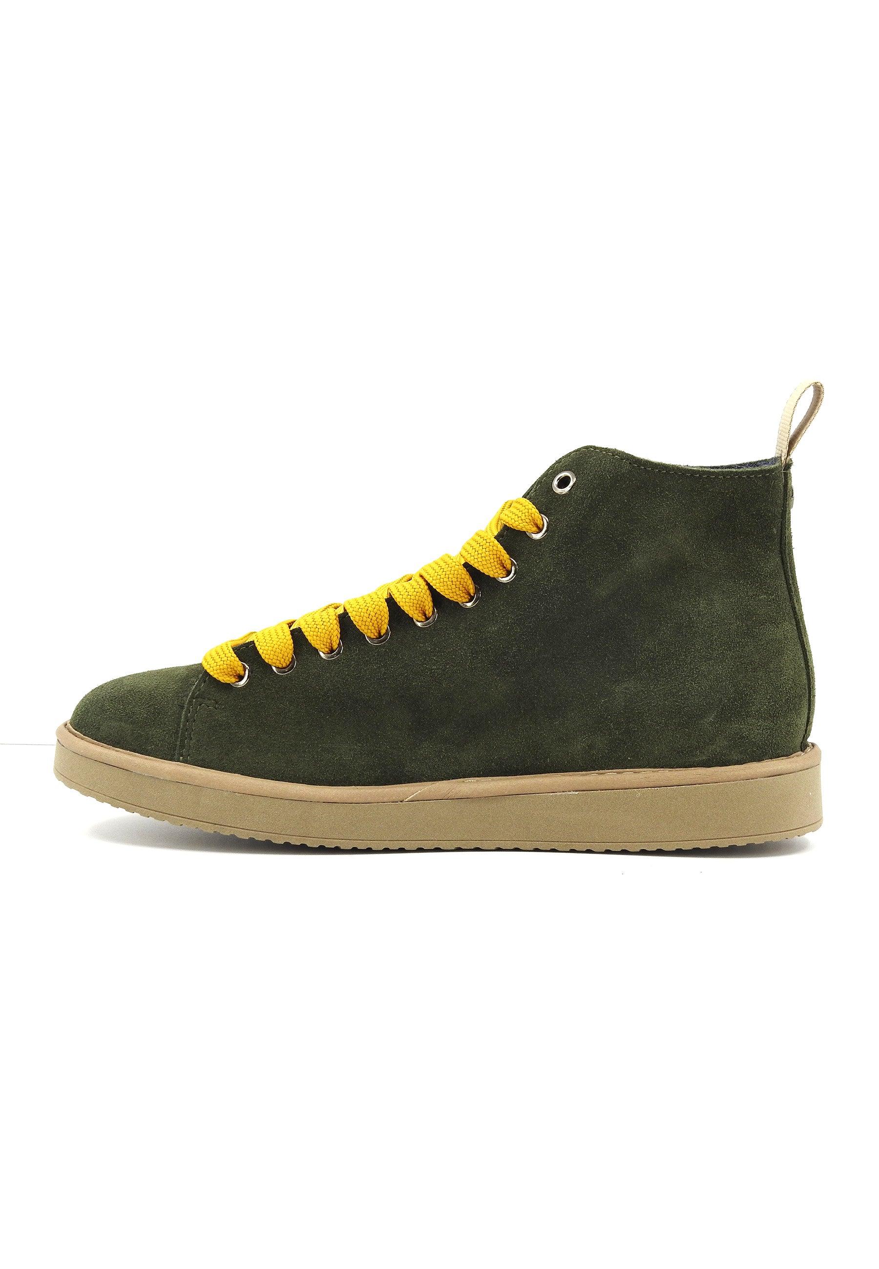 PAN CHIC Stivaletto Pelo Uomo Military Green Yellow P01M007-00332032 - Sandrini Calzature e Abbigliamento