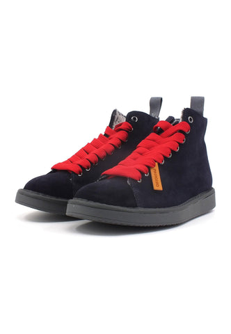 PAN CHIC Stivaletto Pelo Uomo Space Blue Red P01M007-00332094 - Sandrini Calzature e Abbigliamento