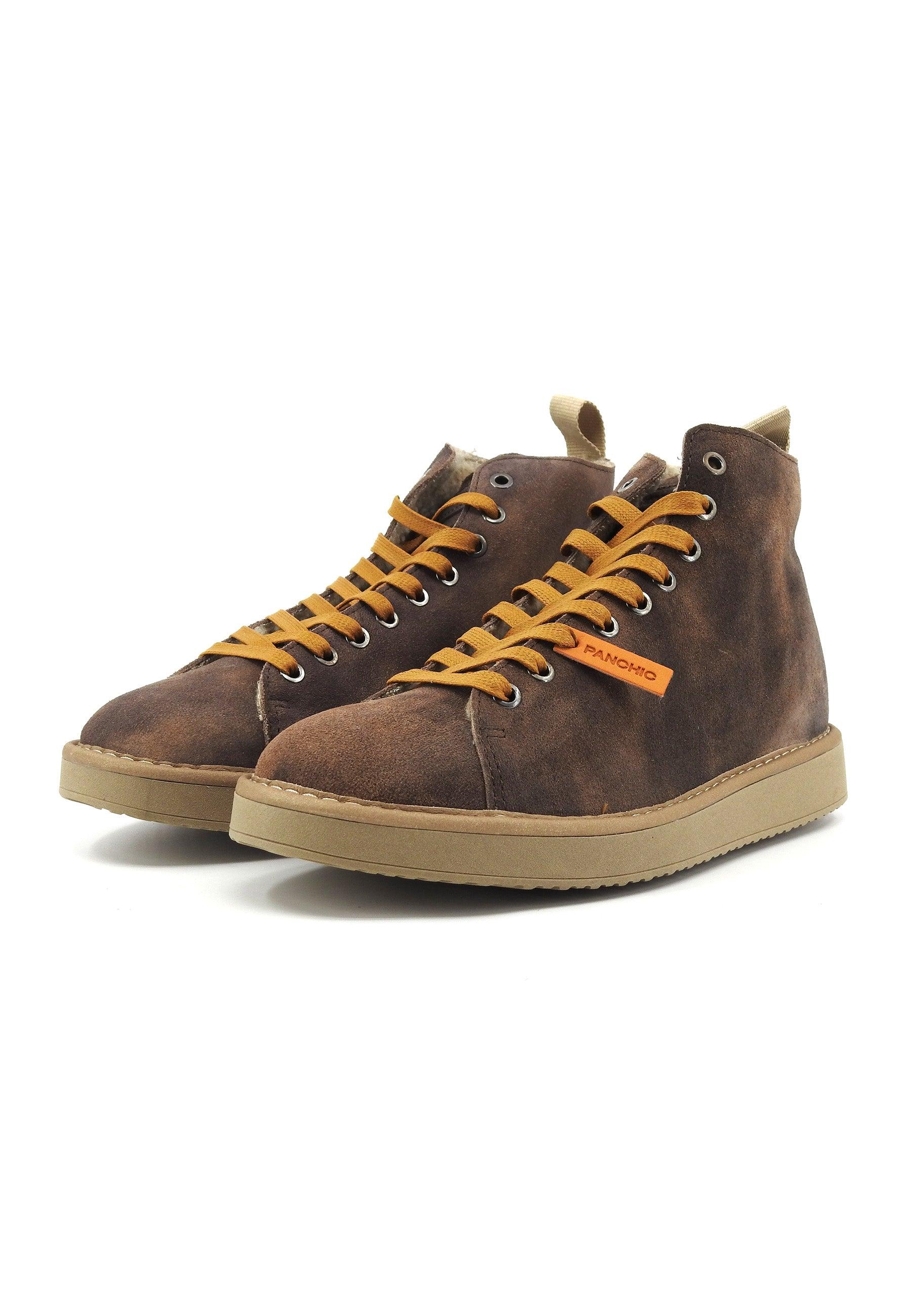 PAN CHIC Stivaletto Uomo Brown P01M007-0037D001 - Sandrini Calzature e Abbigliamento