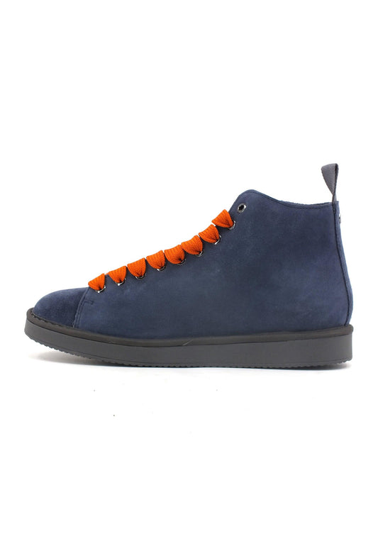 PAN CHIC Stivaletto Uomo Dark Blue Burnt Orange P01M007-00342139 - Sandrini Calzature e Abbigliamento