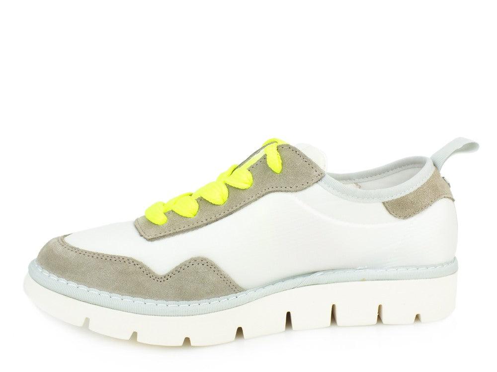 PAN CHIC White Yellow Fluo A00052 - Sandrini Calzature e Abbigliamento