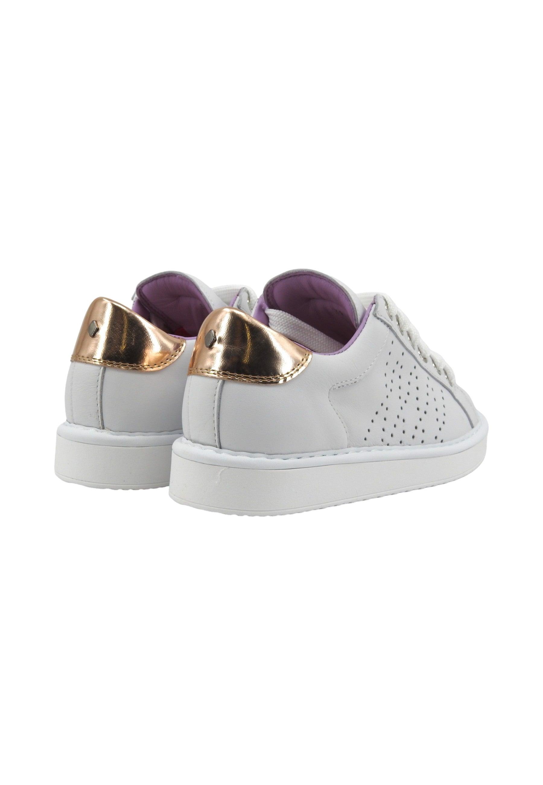 PANCHIC Sneaker Donna White Rose Gold P01W013-00690030 - Sandrini Calzature e Abbigliamento