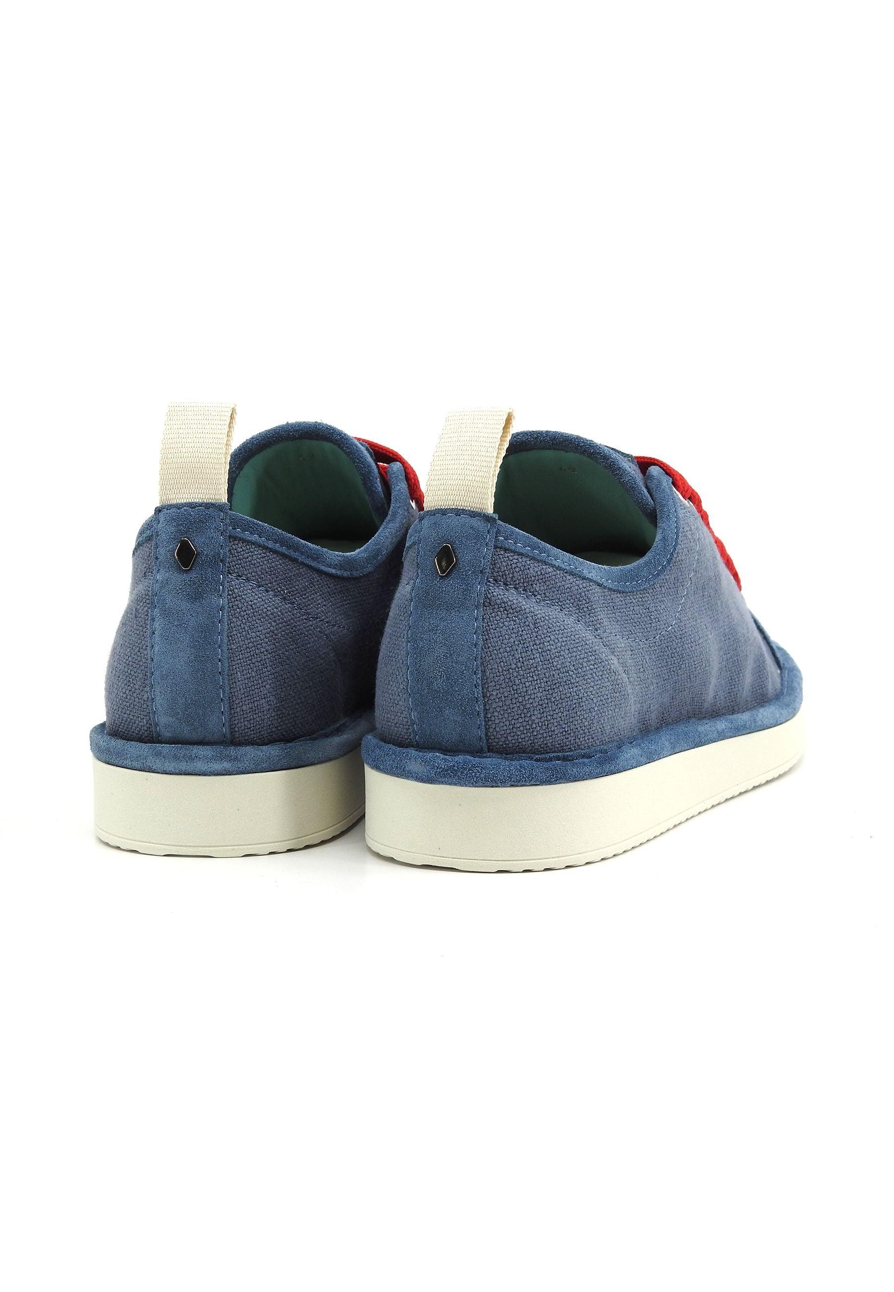 PANCHIC Sneaker Uomo Denim Basic Blue Red P01M012-00633021 - Sandrini Calzature e Abbigliamento