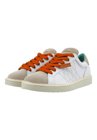 PANCHIC Sneaker Uomo White Fog Burnt Orange P01M013-00873032 - Sandrini Calzature e Abbigliamento