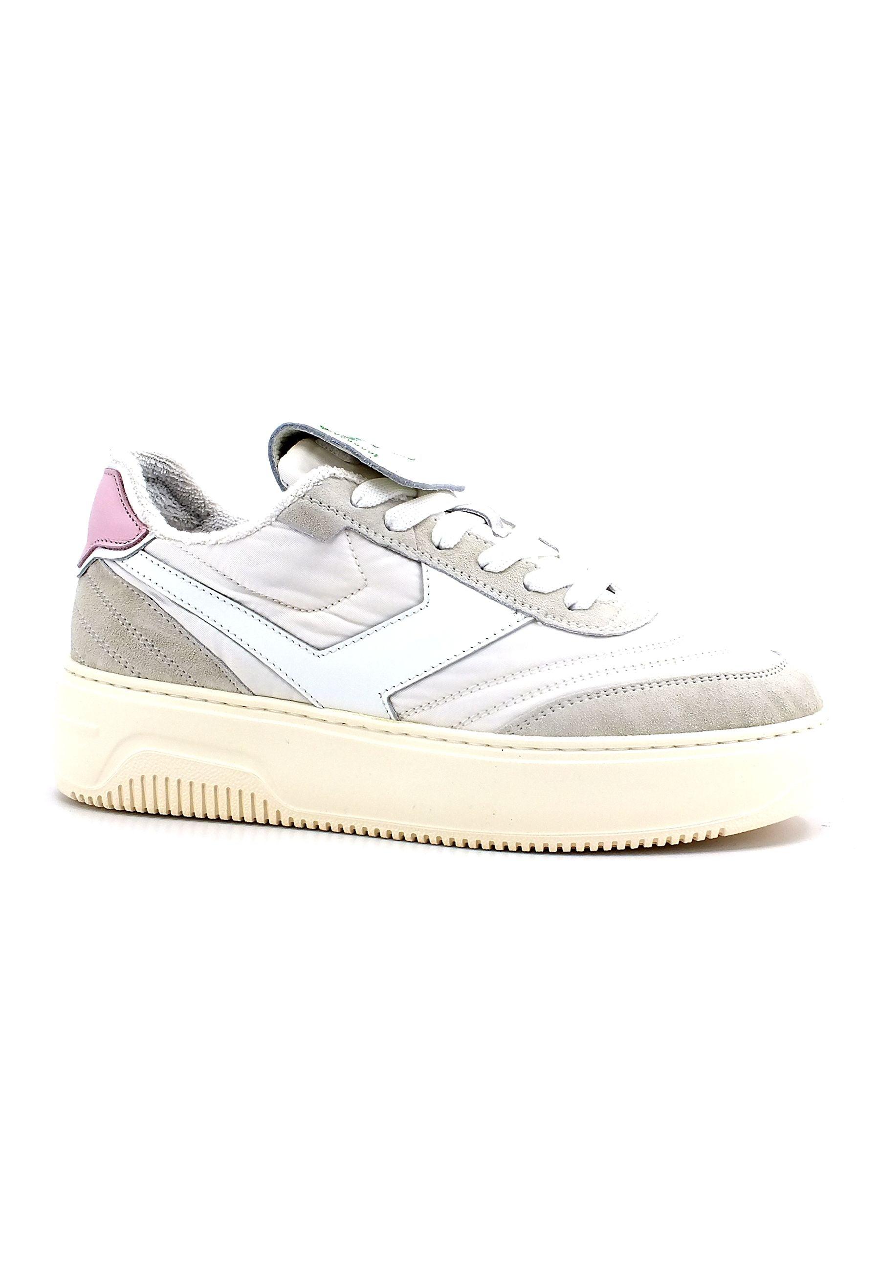 PANTOFOLA D'ORO Sneaker Donna Bianco Grigio Rosa PDL2WD - Sandrini Calzature e Abbigliamento