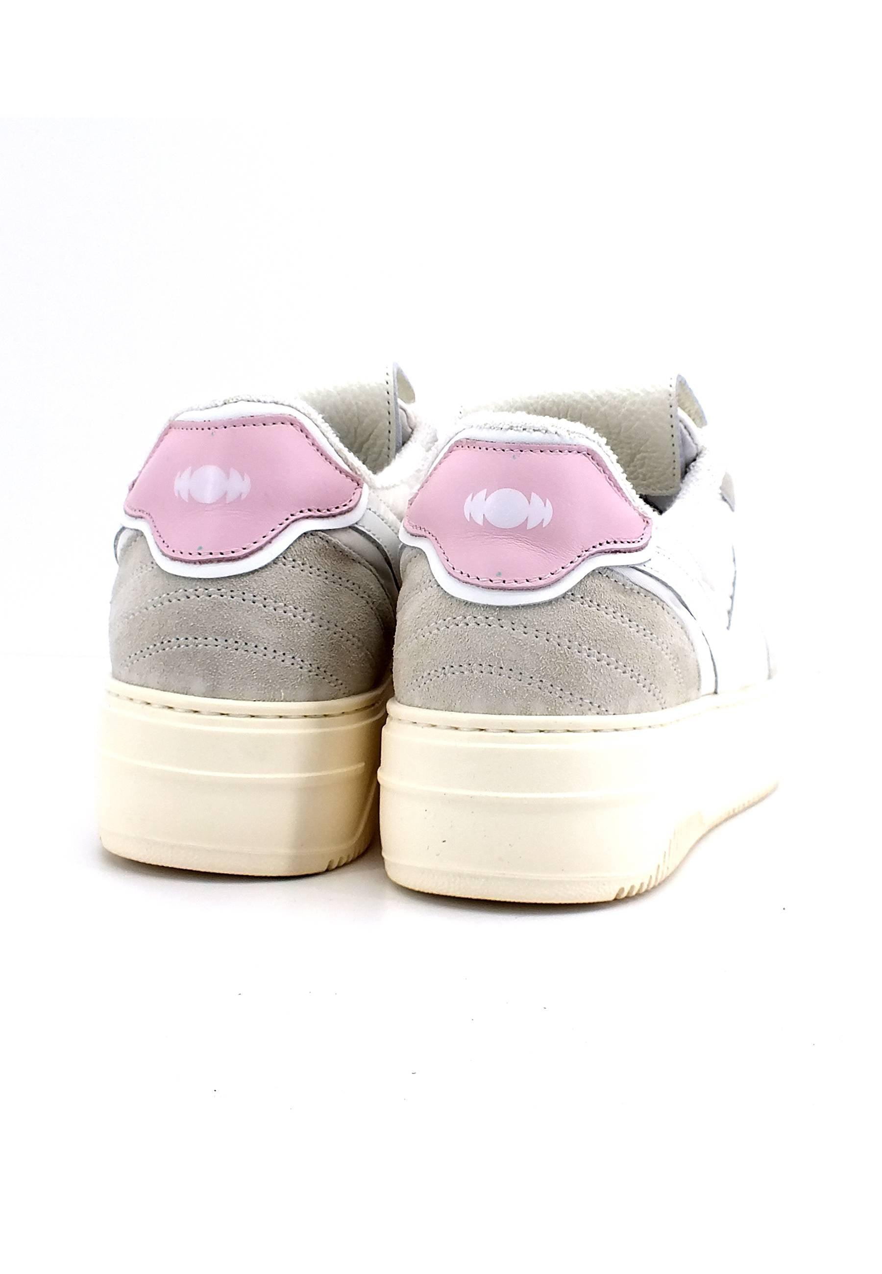 PANTOFOLA D'ORO Sneaker Donna Bianco Grigio Rosa PDL2WD - Sandrini Calzature e Abbigliamento