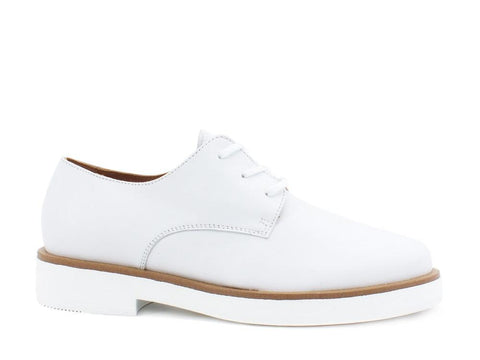 PAOLA FERRI Derby Bianco D8111 - Sandrini Calzature e Abbigliamento