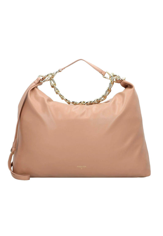 PATRIZIA PEPE Borsa Hobo Dark Skin Rose 8B0064-E005 - Sandrini Calzature e Abbigliamento