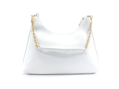 PATRIZIA PEPE Borsa Hobo Logo Ape Bianco 8B0036L001-W146 - Sandrini Calzature e Abbigliamento