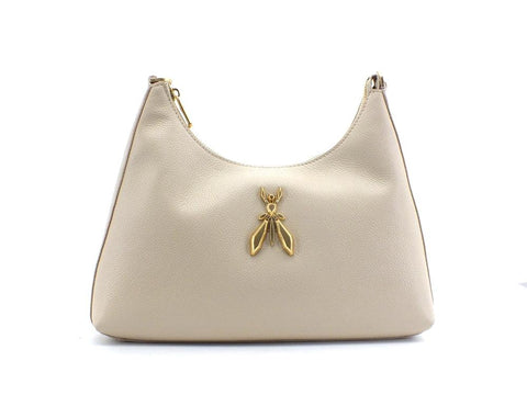 PATRIZIA PEPE Borsa Hobo Logo Ape Oceand Sand 8B0036L001-B732 - Sandrini Calzature e Abbigliamento