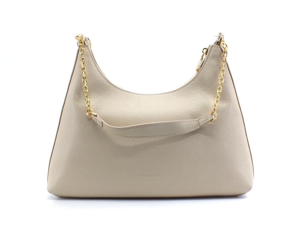 PATRIZIA PEPE Borsa Hobo Logo Ape Oceand Sand 8B0036L001-B732 - Sandrini Calzature e Abbigliamento