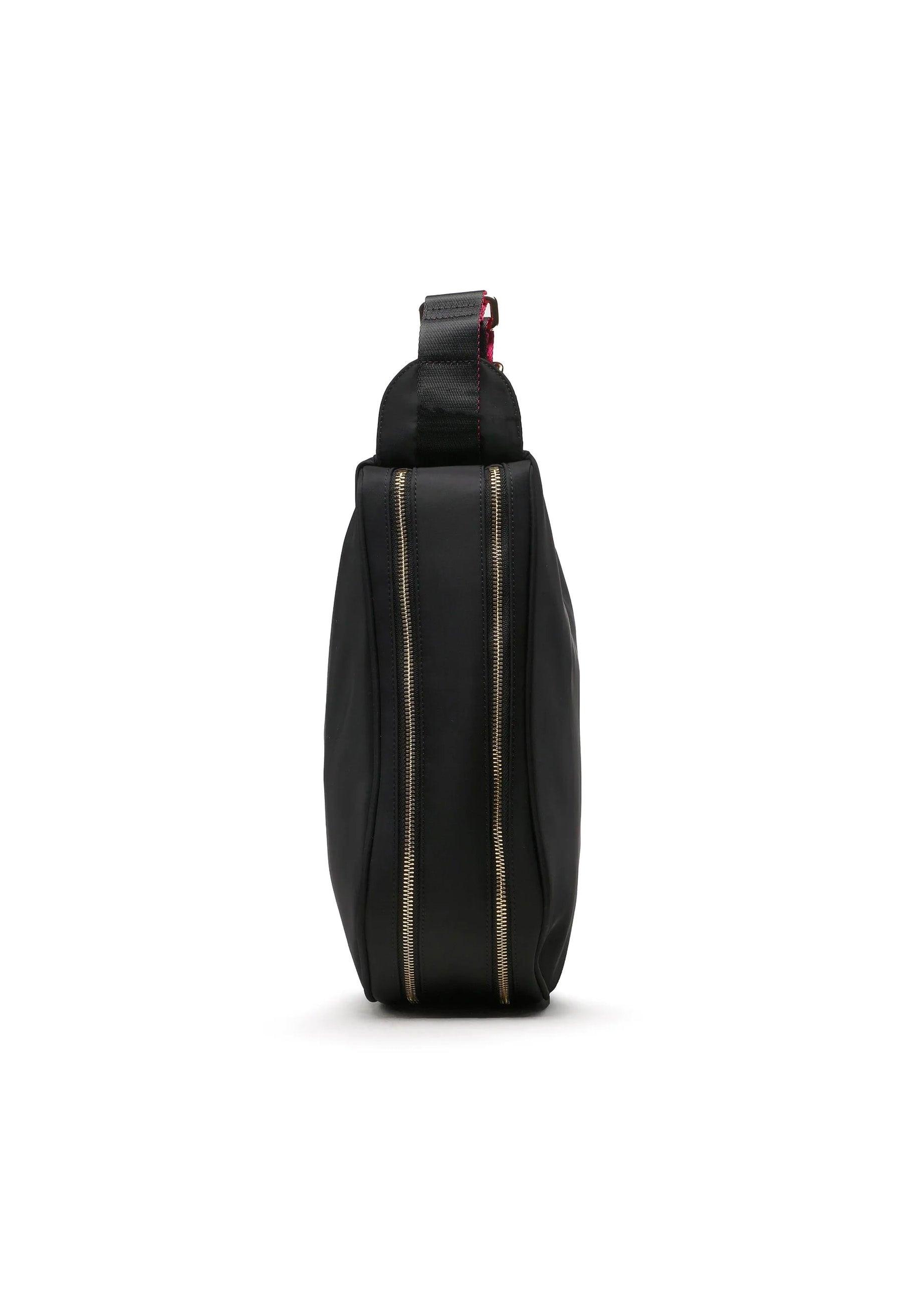 PATRIZIA PEPE Borsa Hobo Nylon Nero 8B0107-A264 - Sandrini Calzature e Abbigliamento