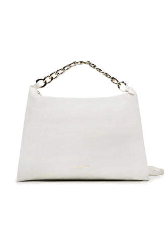 PATRIZIA PEPE Borsa Hobo Off White 8B0063-E005 - Sandrini Calzature e Abbigliamento