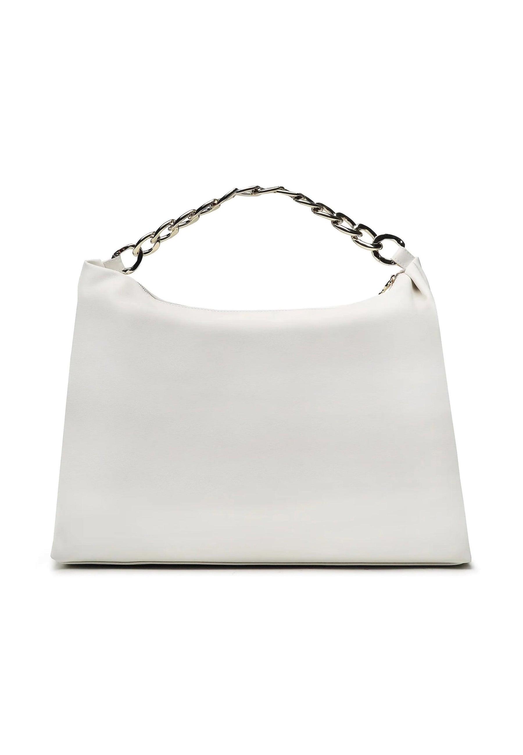 PATRIZIA PEPE Borsa Hobo Off White 8B0063-E005 - Sandrini Calzature e Abbigliamento