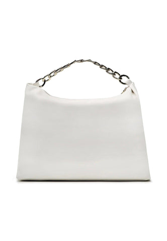 PATRIZIA PEPE Borsa Hobo Off White 8B0063-E005 - Sandrini Calzature e Abbigliamento