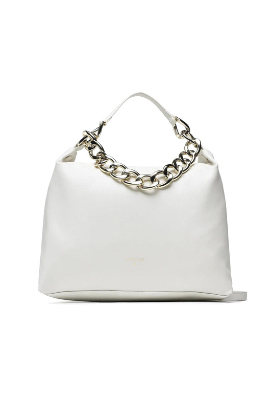 PATRIZIA PEPE Borsa Hobo Off White 8B0064-E005 - Sandrini Calzature e Abbigliamento