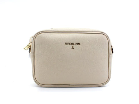 PATRIZIA PEPE Borsa Pochette Zip Logo Ocean Sand CB8985L001-B732 - Sandrini Calzature e Abbigliamento