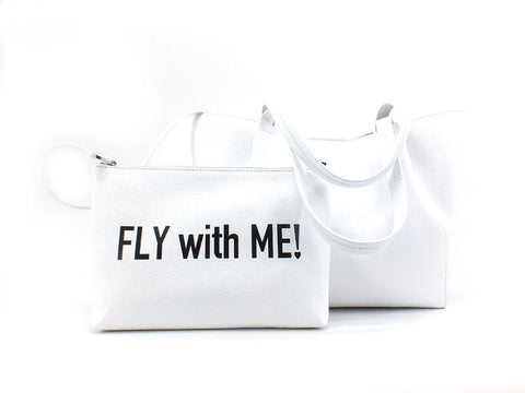 PATRIZIA PEPE Borsa Shopper Borchie Pelle White Bianco 2V8895-A9D1 - Sandrini Calzature e Abbigliamento