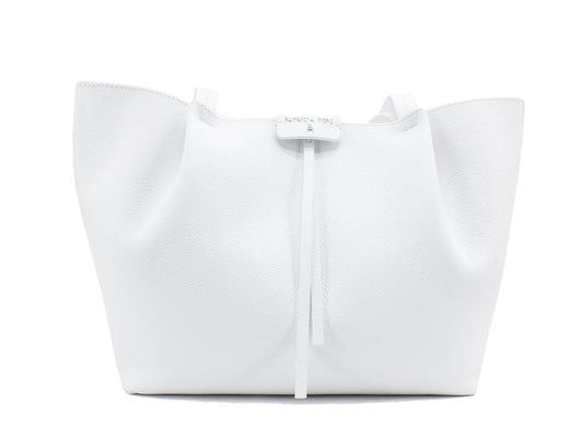 PATRIZIA PEPE Borsa Shopper Donna Bianco White 2V8895-4U8N - Sandrini Calzature e Abbigliamento