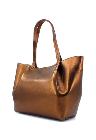 PATRIZIA PEPE Borsa Tote Bronze CB8895-L001 - Sandrini Calzature e Abbigliamento