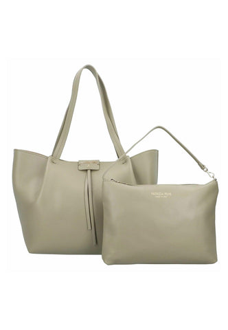 PATRIZIA PEPE Borsa Tote Sage Green CB8895-L001 - Sandrini Calzature e Abbigliamento