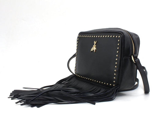 PATRIZIA PEPE Borsa Tracolla Borchie Frange Black Nero 2VA051-A8W7 - Sandrini Calzature e Abbigliamento