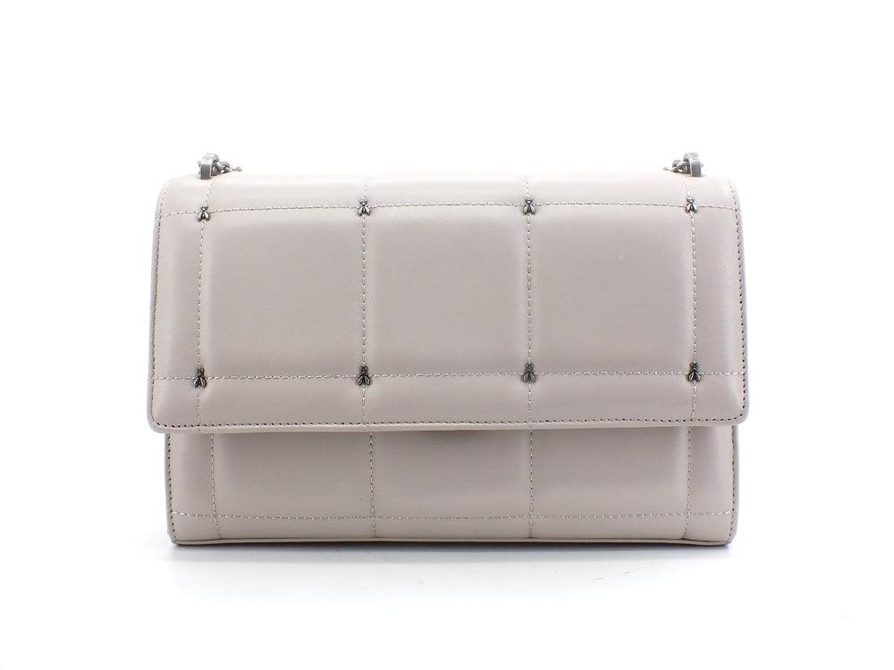 PATRIZIA PEPE Borsa Tracolla Borchie Ice Grey 2VA298-A9D0W - Sandrini Calzature e Abbigliamento