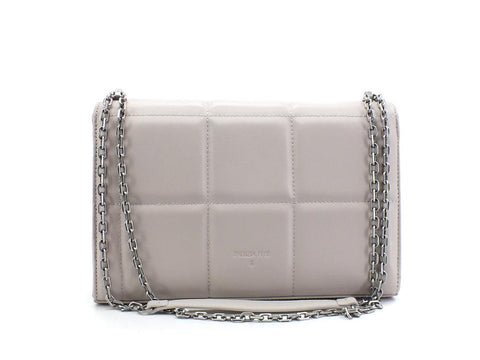 PATRIZIA PEPE Borsa Tracolla Borchie Ice Grey 2VA298-A9D0W - Sandrini Calzature e Abbigliamento