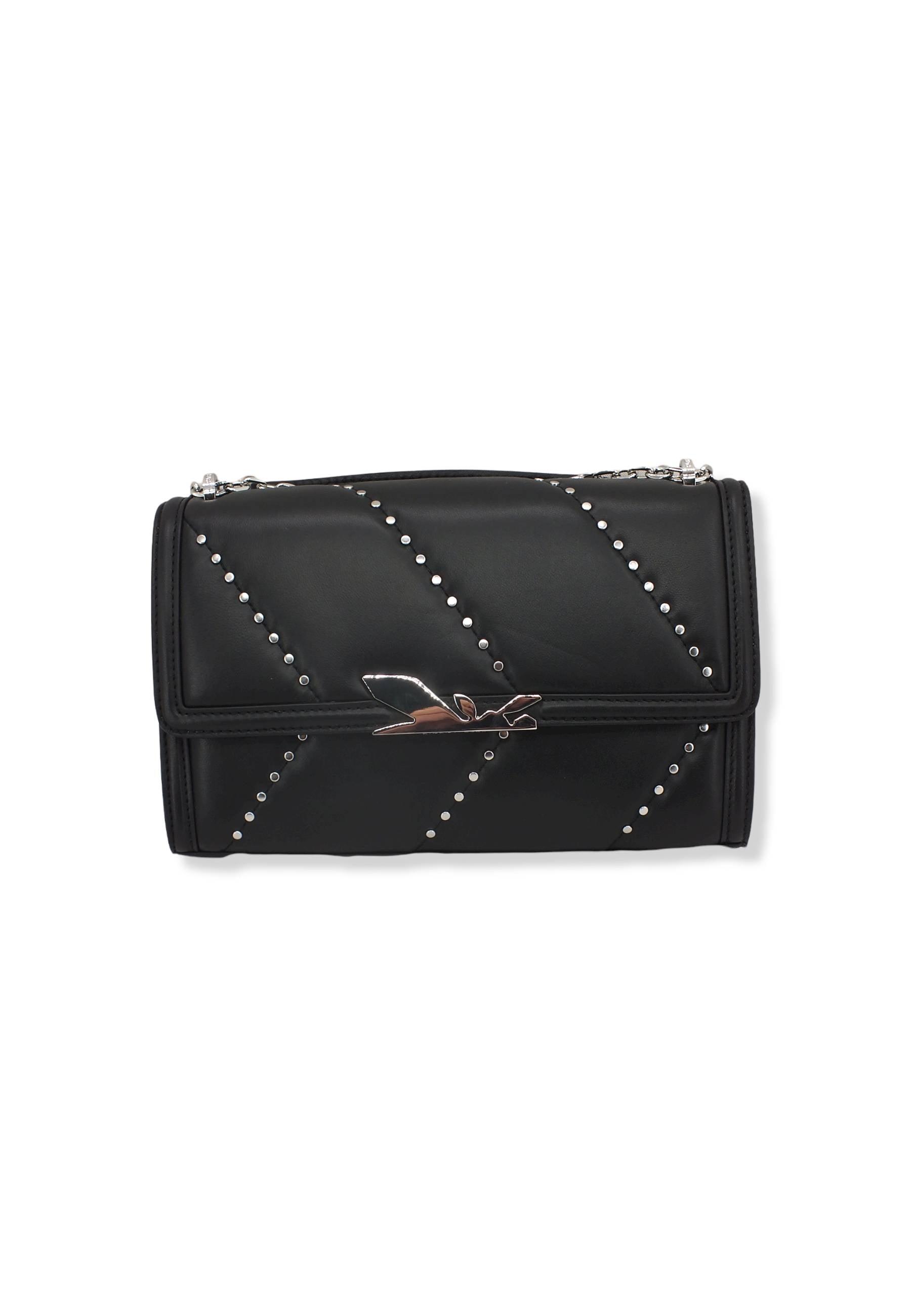 PATRIZIA PEPE Borsa Tracolla Crossbody Borchie Nera 8B0058-L046 - Sandrini Calzature e Abbigliamento