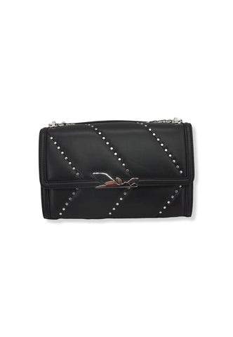 PATRIZIA PEPE Borsa Tracolla Crossbody Borchie Nera 8B0058-L046 - Sandrini Calzature e Abbigliamento