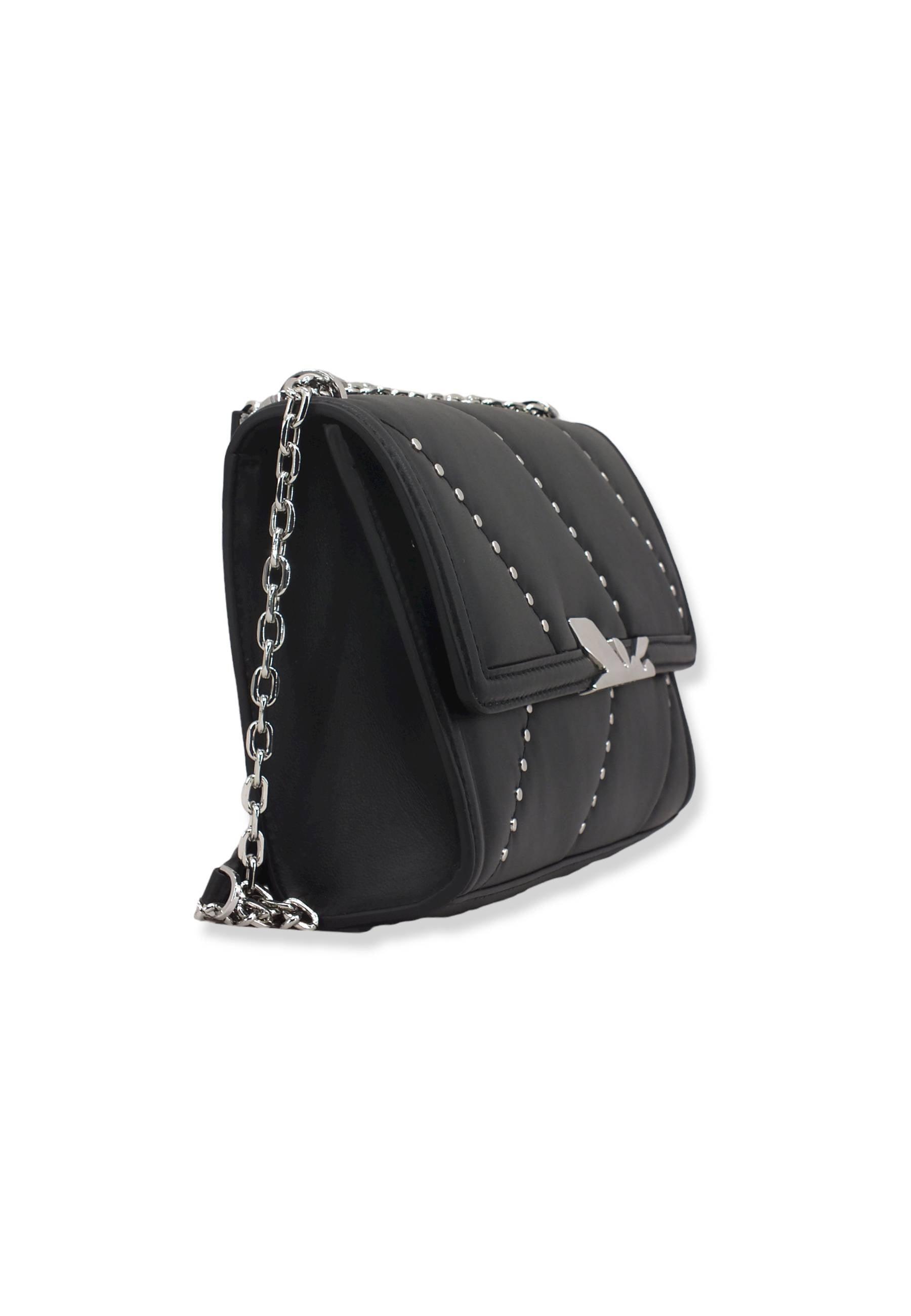PATRIZIA PEPE Borsa Tracolla Crossbody Borchie Nera 8B0058-L046 - Sandrini Calzature e Abbigliamento