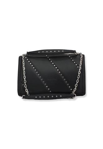 PATRIZIA PEPE Borsa Tracolla Crossbody Borchie Nera 8B0058-L046 - Sandrini Calzature e Abbigliamento