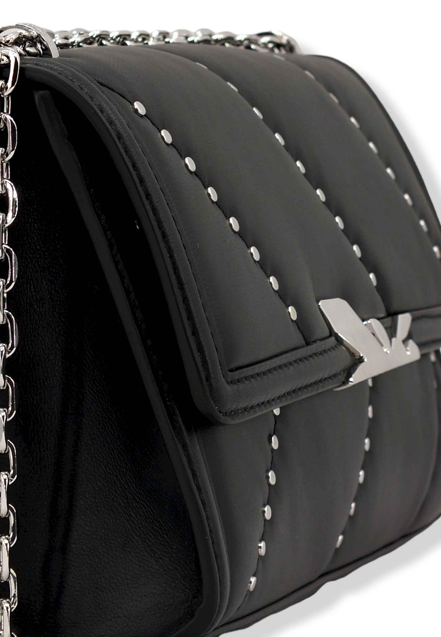 PATRIZIA PEPE Borsa Tracolla Crossbody Borchie Nera 8B0058-L046 - Sandrini Calzature e Abbigliamento