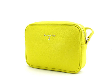 PATRIZIA PEPE Borsa Tracolla Crossbody Logo Giallo Citrus CB8985L001-Y368 - Sandrini Calzature e Abbigliamento