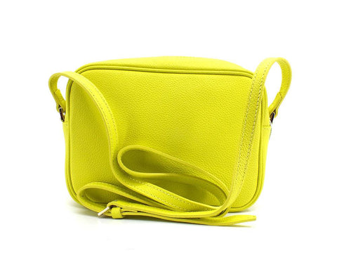 PATRIZIA PEPE Borsa Tracolla Crossbody Logo Giallo Citrus CB8985L001-Y368 - Sandrini Calzature e Abbigliamento