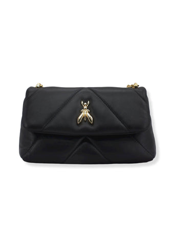PATRIZIA PEPE Borsa Tracolla Crossbody Logo Nera CB0084-L006 - Sandrini Calzature e Abbigliamento