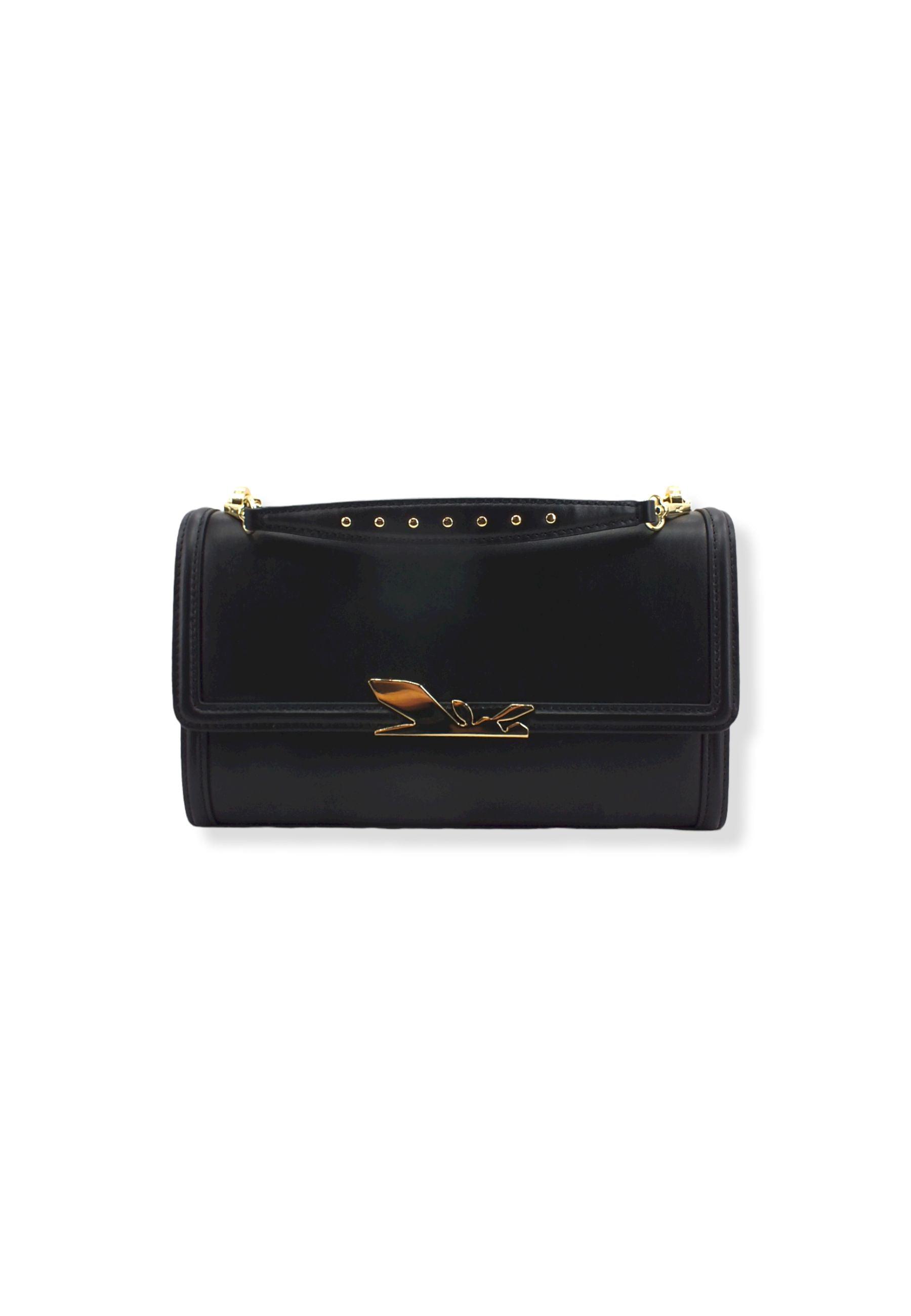 PATRIZIA PEPE Borsa Tracolla Crossbody Small Nera 8B0070-L034 - Sandrini Calzature e Abbigliamento