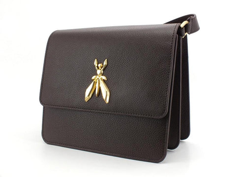 PATRIZIA PEPE Borsa Tracolla Logo Ebony 2V9796-A4U8G - Sandrini Calzature e Abbigliamento