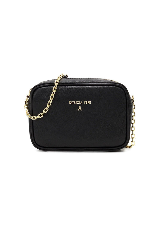 PATRIZIA PEPE Borsa Tracolla Nero CB0071-L001 - Sandrini Calzature e Abbigliamento