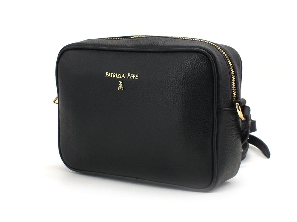PATRIZIA PEPE Borsa Tracolla Pelle Black Nero 2V8985-A4UN - Sandrini Calzature e Abbigliamento