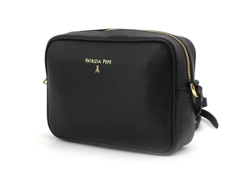 PATRIZIA PEPE Borsa Tracolla Pelle Black Nero 2V8985-A4UN - Sandrini Calzature e Abbigliamento